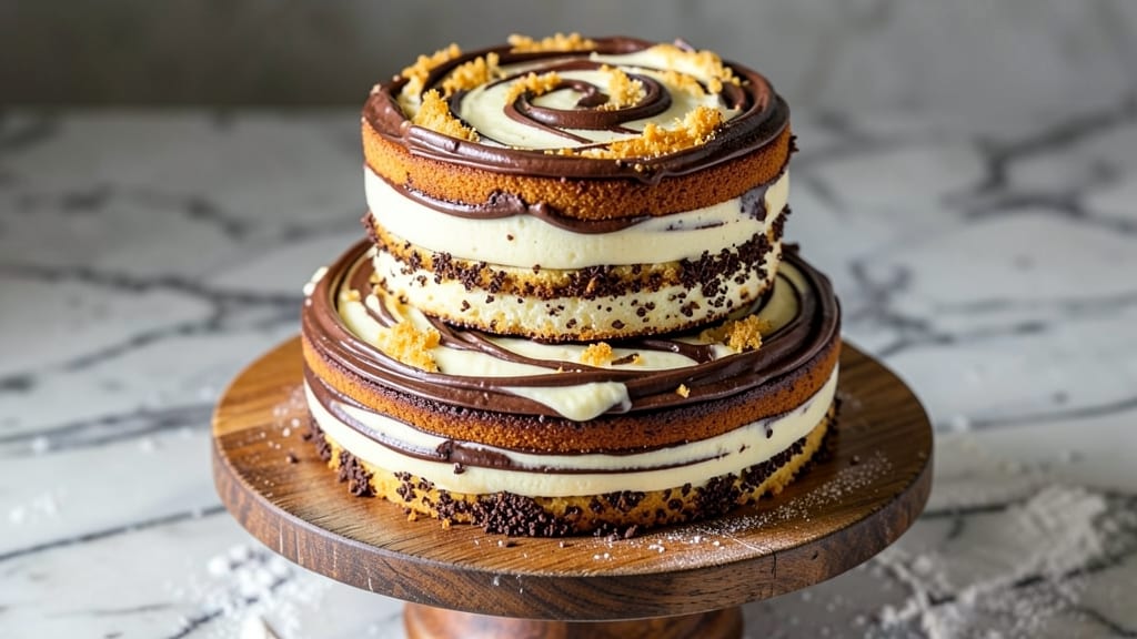 Bakery-Style Marble Cake Recipe: Swirled Vanilla-Chocolate Layers With Buttery Frosting