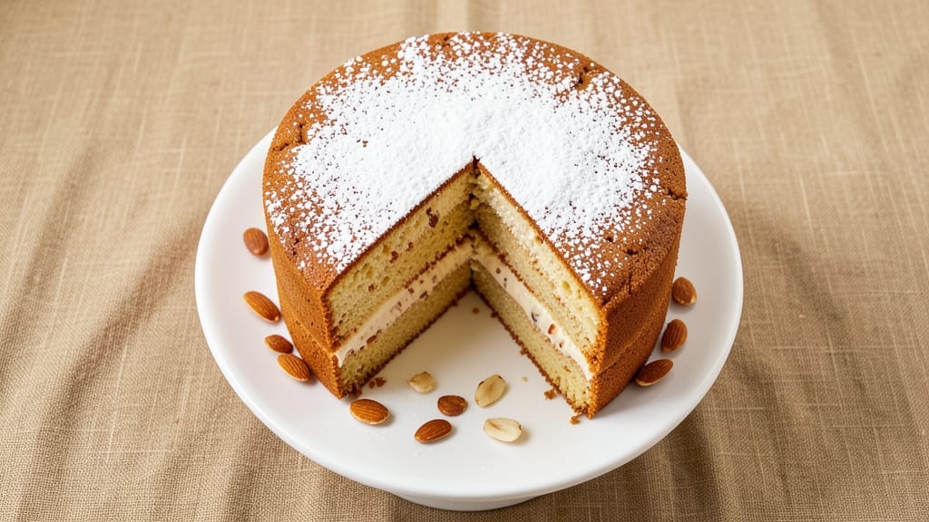 Amaretto Cream Cake Recipe: Nutty Liqueur Swirl With Buttery Crust