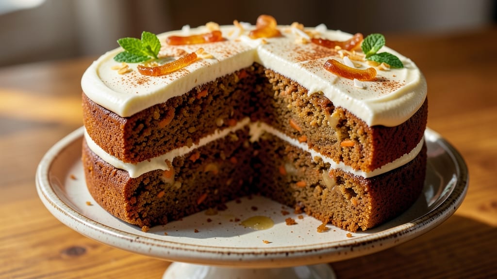 Asian Carrot Cake Recipe: Matcha-Ginger Frosting Magic