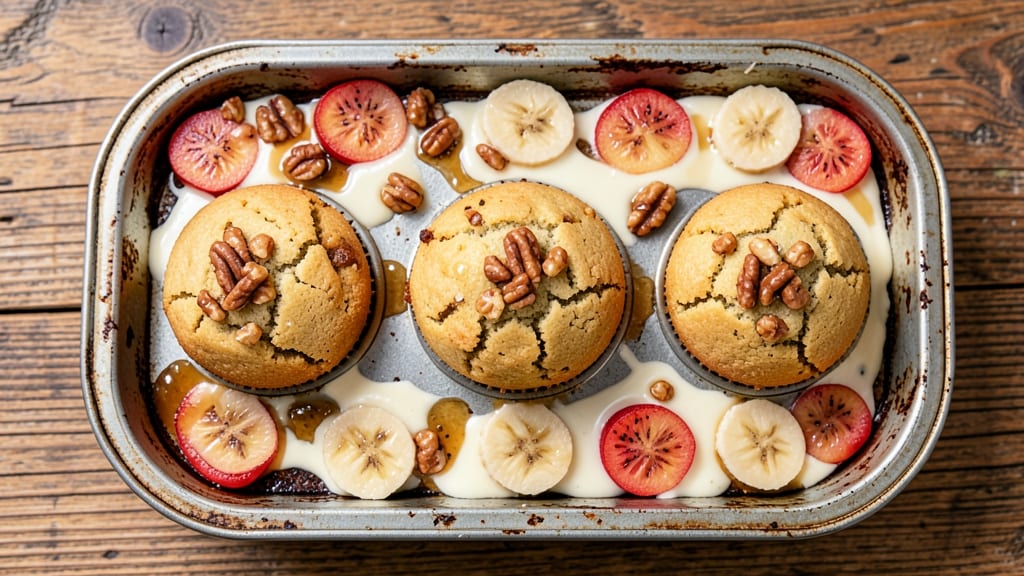 Banana Cake Muffins Recipe: Mini Bundt Bites With Caramelized Top