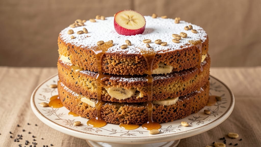 Banana and Poppy Seed Cake Recipe: Nutty-Sweet Crunch With Moist Layers