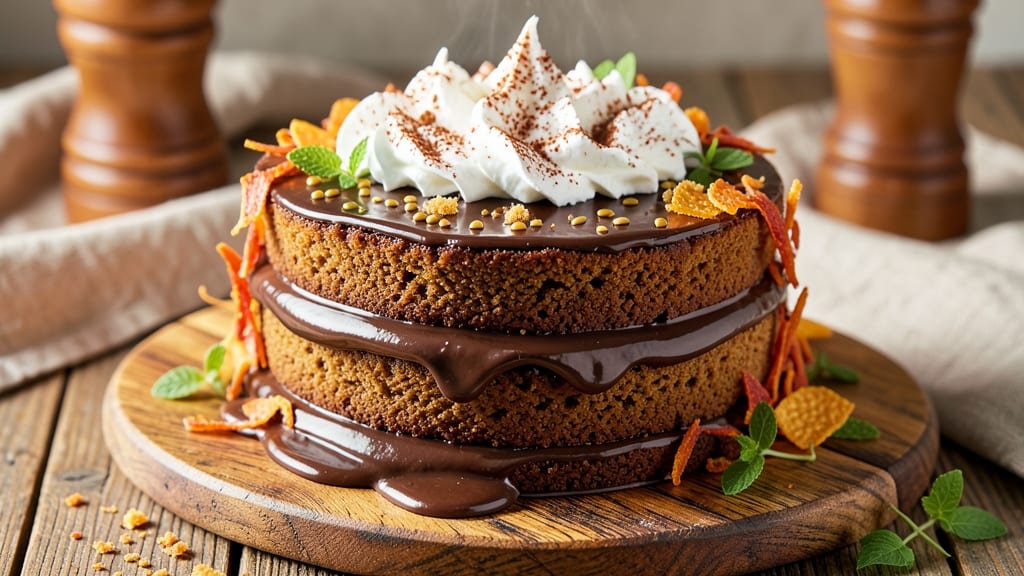 Aztec Cake Recipe: Chocolate-Cherry Layers with Spiced Rum Infusion