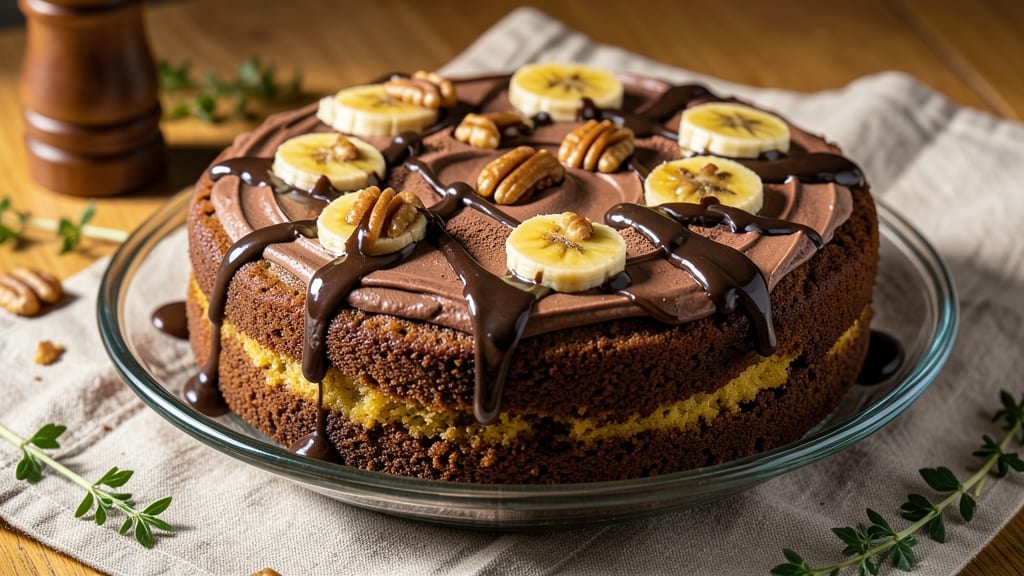 Banana Chocolate Cake Mix Recipe: Fudgy Swirls and Buttery Streusel Crown