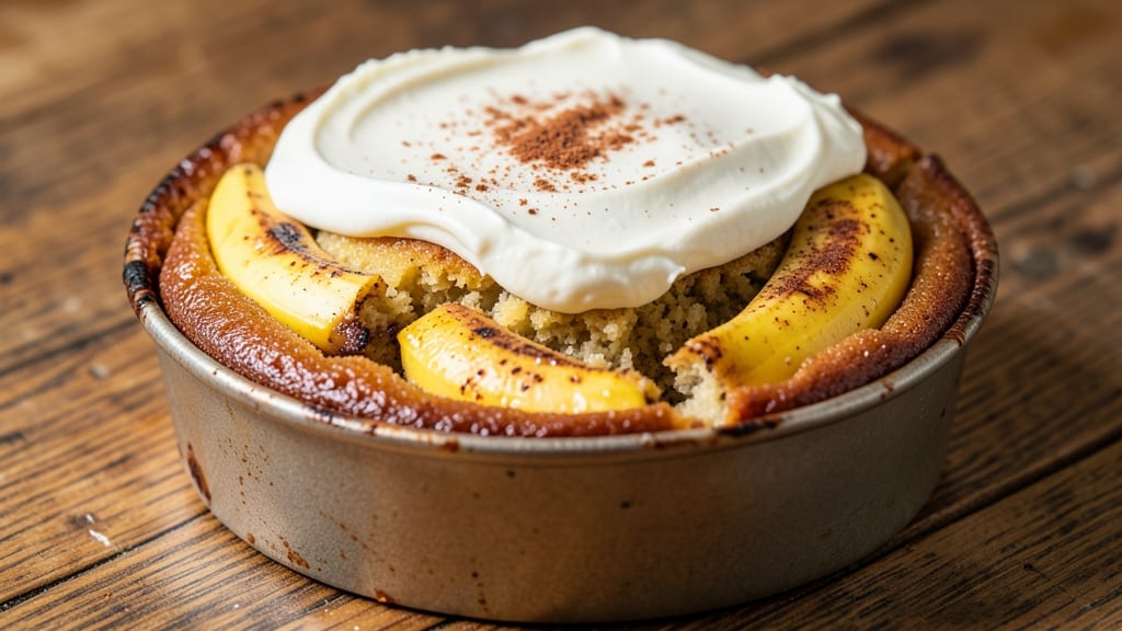 Banana Cake Recipe Round Tin: Banana-Infused Moisture With Walnut Streusel Crunch