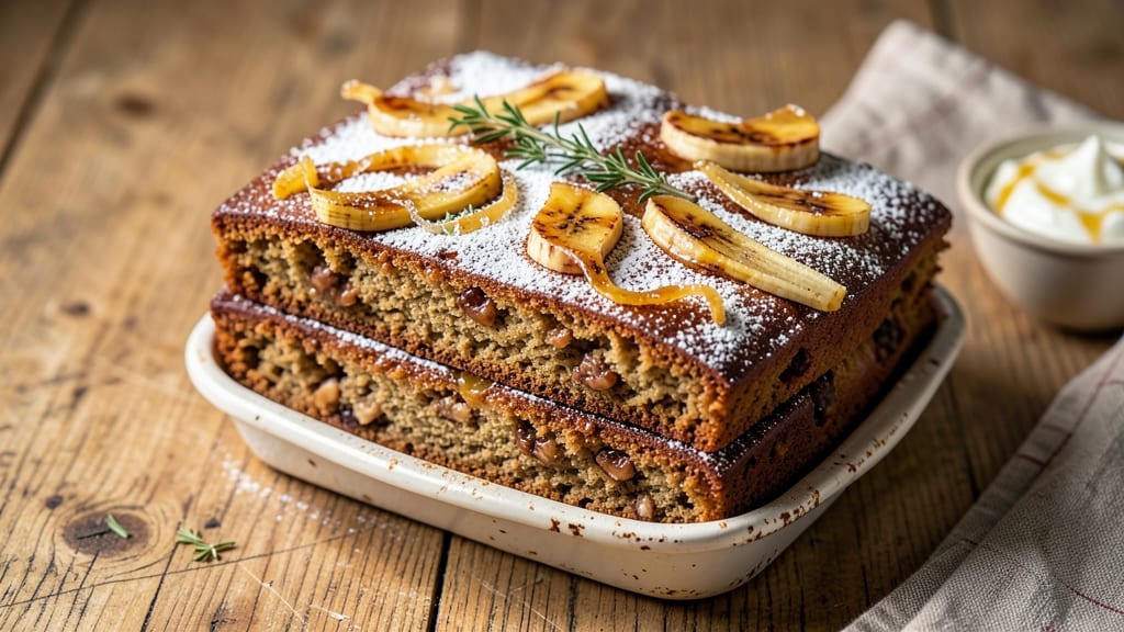 Banana Bread Cake Recipe UK: No-Mix Moisture with Walnut Streusel Twist