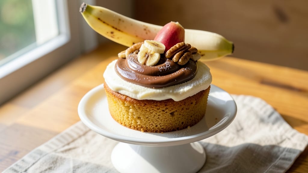 Banana Nutella Cupcake Recipe: Rich Chocolate Swirls and Banana Moisture