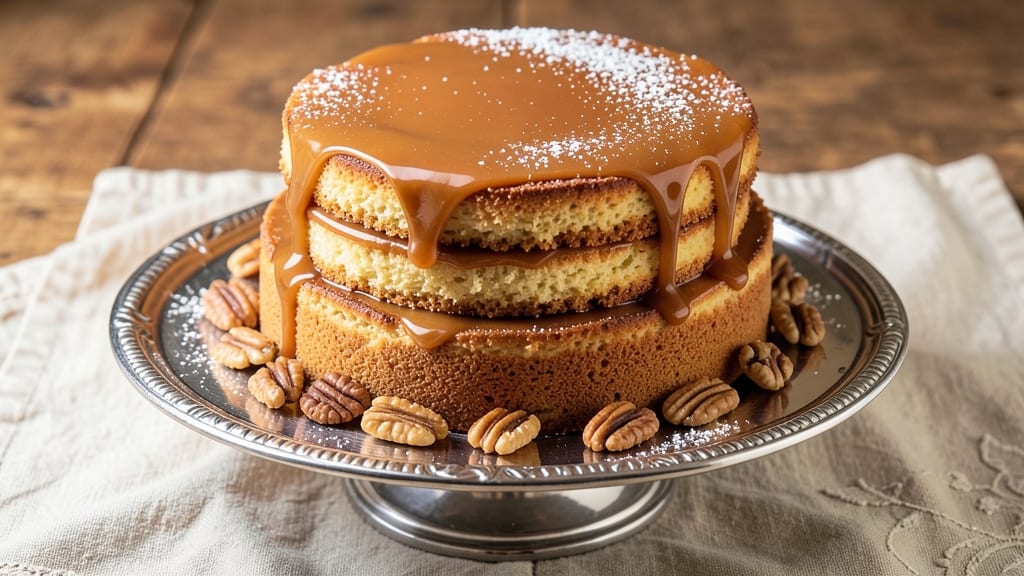 Angelica's Caramel Cake Recipe: Ultra-Moist Layers With Buttery Caramel Drizzle