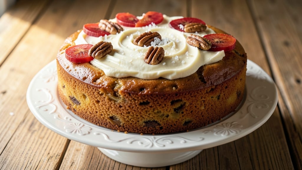 Baked Banana Cake Recipe: Caramelized Top and Moist Layers in One Bowl
