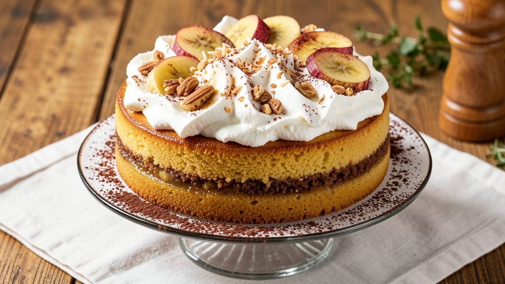 Banana Cake Recipe Using Saba: Tropical Moisture With Caramelized Banana Swirls