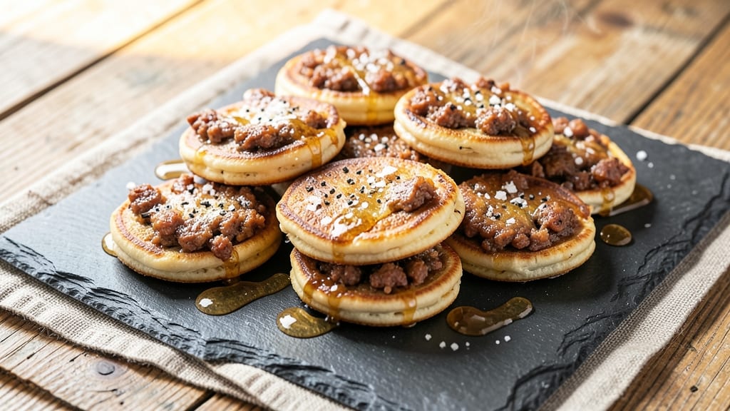 Baked Sausage Pancake Bites Recipe: Crispy Edges and Savory Swirls in 20 Minutes