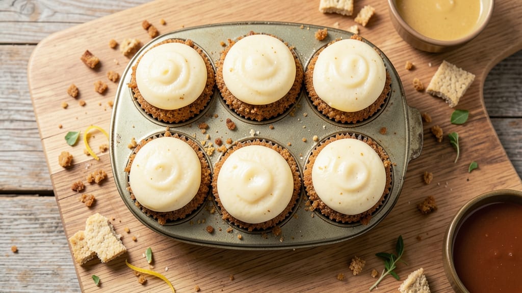 Baked Cheesecake Cupcakes Recipe: Mini Dessert Towers With Crispy Crusts