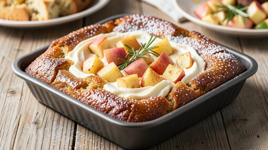 Apple Cake Recipe in 8x8 Pan: Spiced Streusel Crunch Over Ultra-Moist Layers