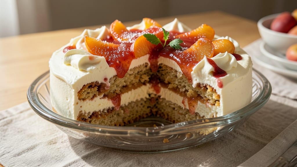 Apricot Cake Recipe with Cream Cheese: Layers of Tangy Fruit and Silky Frosting