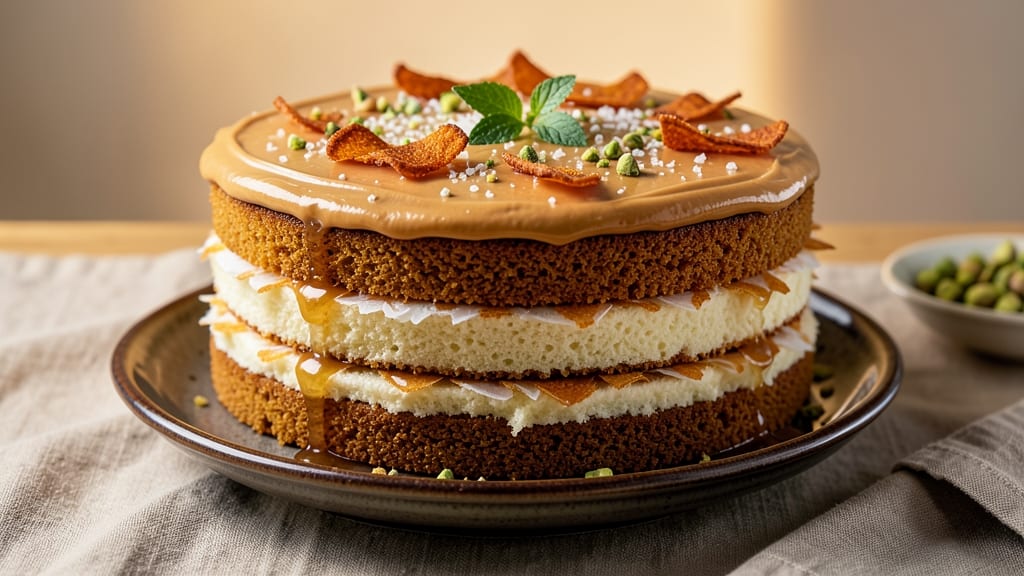 Ark Sweet Cake Recipe: Moist Vanilla Bean Layers with Brown Sugar Swirl
