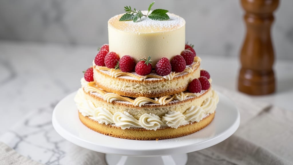Ballerina Cake Recipe: Delicate Layers of Vanilla and Chocolate Swirls