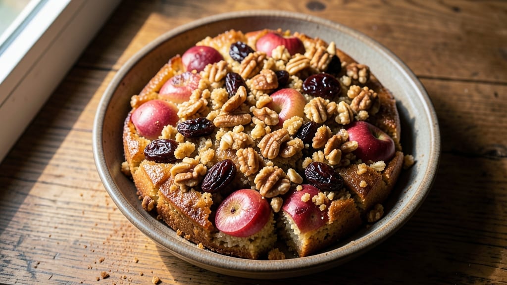 Apple Cinnamon Raisin Cake Recipe: Spiced Rum-Infused Moisture with Buttery Streusel Crown