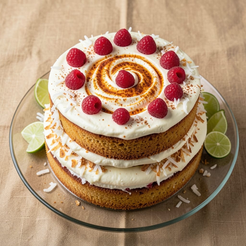Baja Blast Cake Recipe: Spicy Rum Infusion and Crunchy Coconut Crown