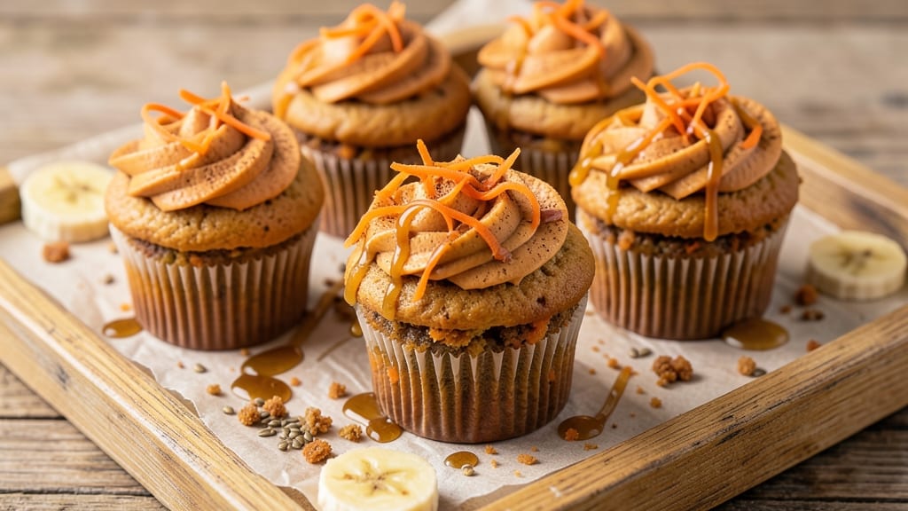 Banana Carrot Cupcake Recipe: Moist Layers With Hidden Veggie Sweetness