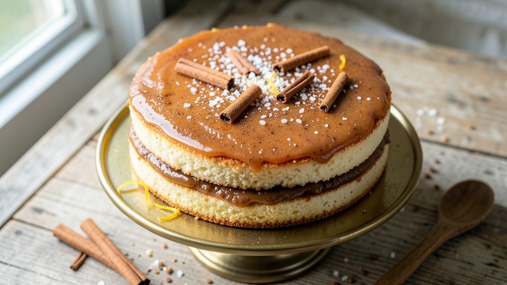 Applebutter Cake Recipe: Spiced Apple Filling and Buttery Streusel Crown