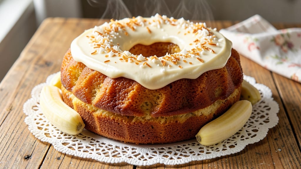 Banana Bundt Cake Recipe UK: Spiced Rum Swirl With Crunchy Top