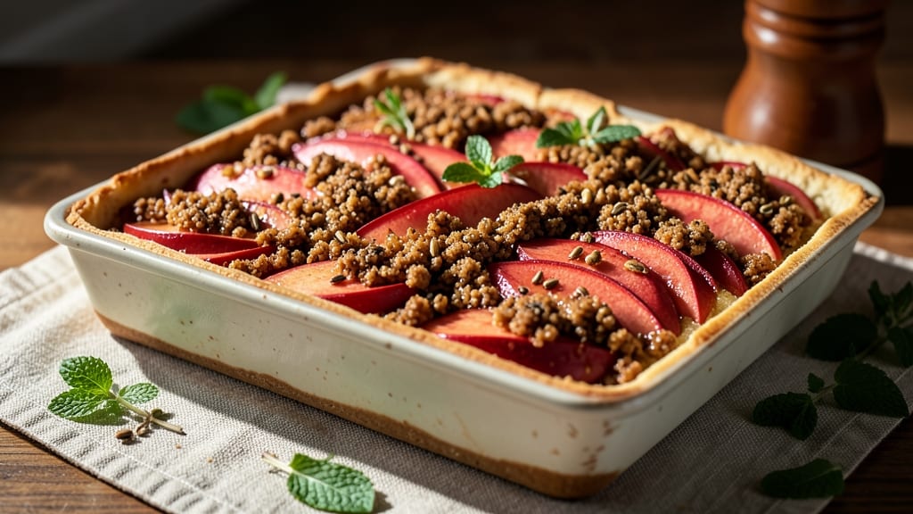 Apple Kuchen Cake Recipe: Buttery Streusel Hugs Caramelized Apple Filling