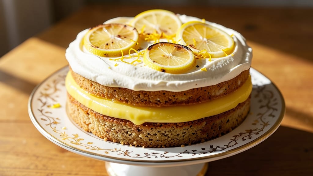 Authentic Italian Lemon Cream Cake Recipe: Zesty Layers with Silky Mascarpone Frosting