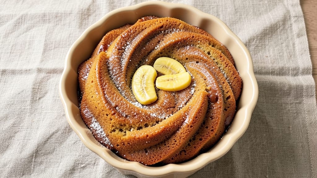 Banana Cake Bundt Pan Recipe: Golden Swirls and Caramelized Banana Crunch