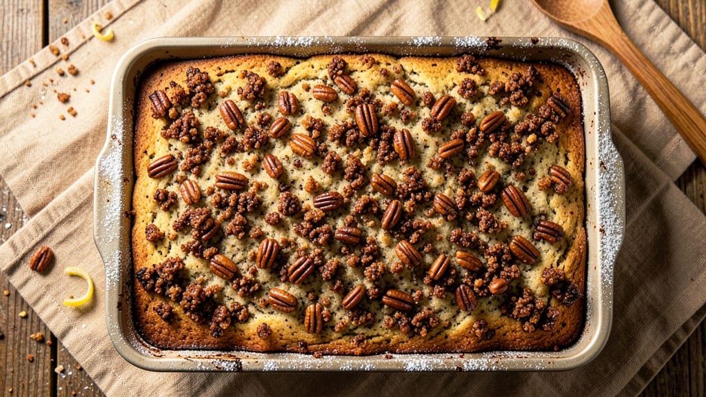 America's Test Kitchen Coffee Cake Recipe: Layered Streusel Crunch With Moist Vanilla Base