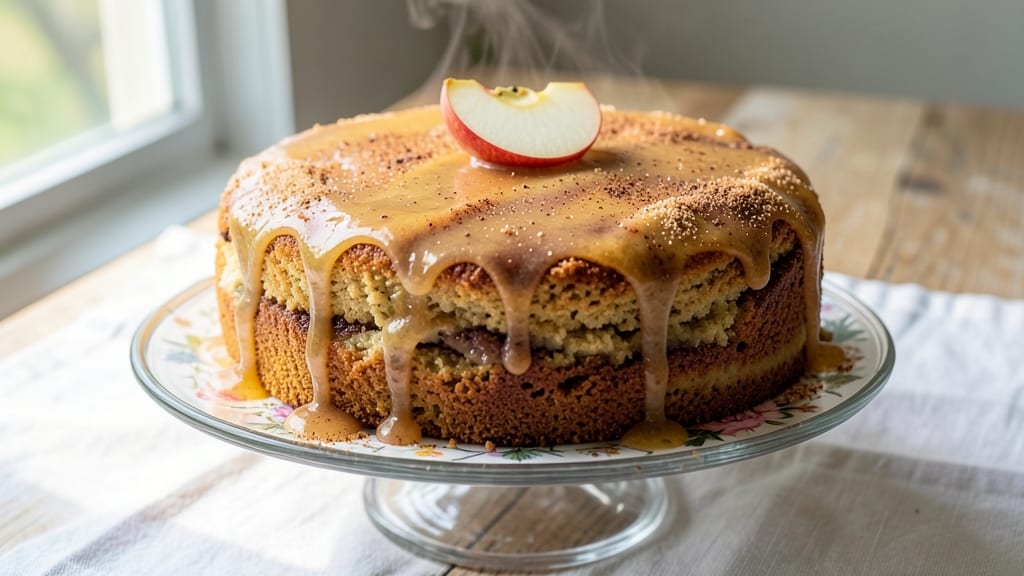 Apple Sauce Spice Cake Recipe: Warm Apple-Cinnamon Swirls With Buttery Streusel